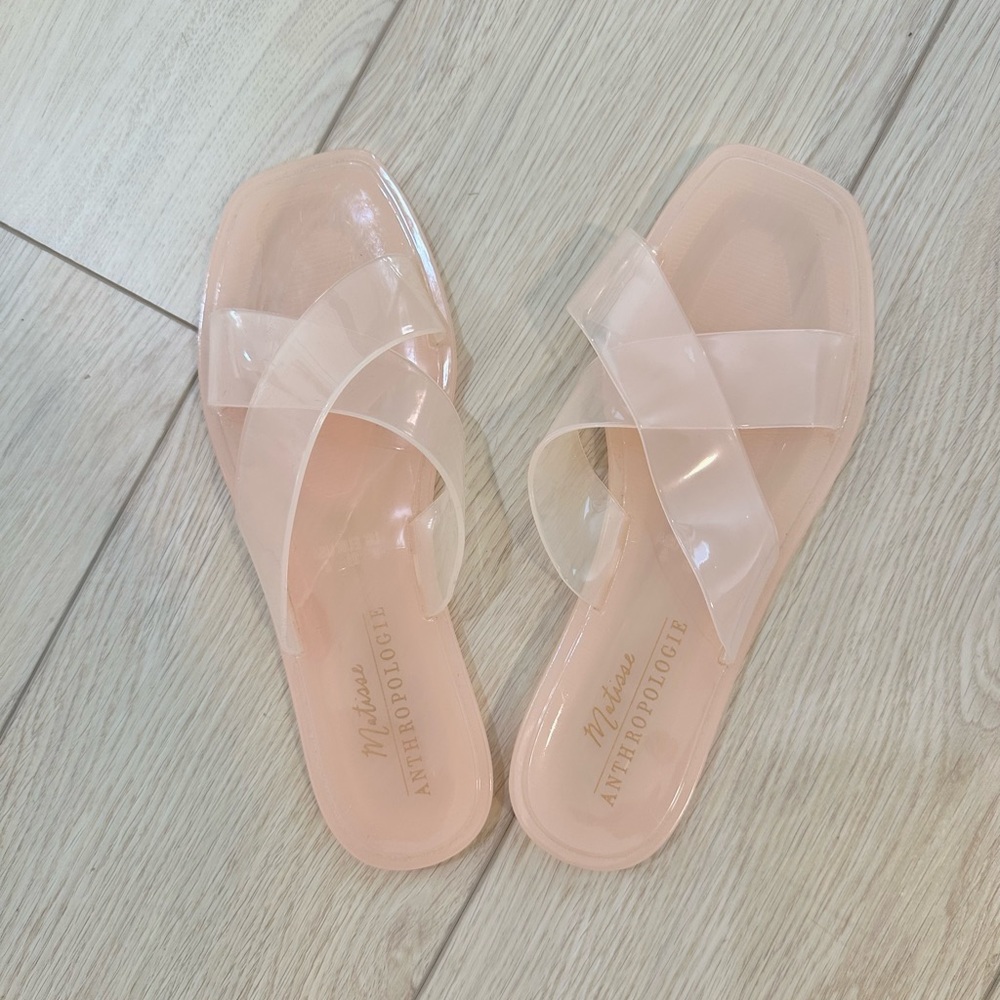 Anthropologie NEVER WORN sandals size 8